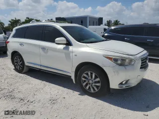 2014 Infiniti QX60 with VIN 5N1AL0MM9EC515024, listed as a Copart auction lot 49301495 with 138,564 mi miles and Clean Title. Bid and sale history available at carsss.com. Image 4.