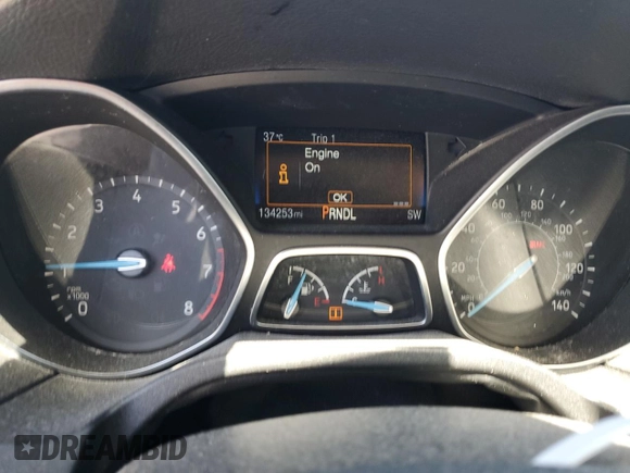 2017 Ford Focus SE with VIN 1FADP3F27HL223918, listed as a Copart auction lot 57464685 with 134,253 mi miles and Salvage title. Bid and sale history available at DreamBid. Image 9.