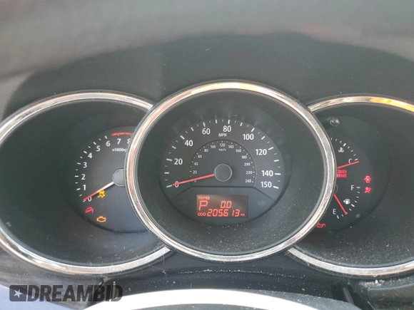 2013 Kia Sorento LX with VIN 5XYKT3A61DG363542, listed as a Copart auction lot 55177685 with 205,613 mi miles and Clean Title. Bid and sale history available at carsss.com. Image 9.