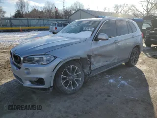 2018 BMW X5 xDrive35i with VIN 5UXKR0C57JL072107, listed as a Copart auction lot 46189765 with 80,698 mi miles and Salvage Title. Bid and sale history available at carsss.com. Image 1.