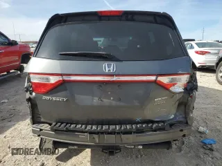 2012 Honda Odyssey Touring with VIN 5FNRL5H96CB122785, listed as a Copart auction lot 84459954 with 114,208 mi miles and Salvage Title. Bid and sale history available at carsss.com. Image 6.