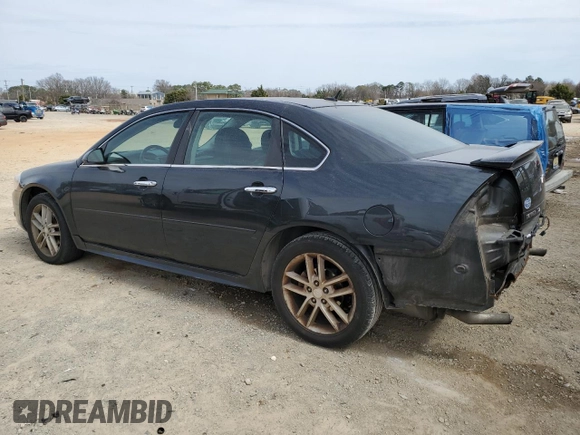 2012 Chevrolet Impala LTZ with VIN 2G1WC5E35C1315525, listed as a Copart auction lot 47987615 with 130,099 mi miles and Salvage Title. Bid and sale history available at DreamBid. Image 2.