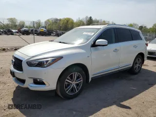 2019 Infiniti QX60 Pure z VIN 5N1DL0MMXKC567027, wystawiony jako Copart lot #53900645 z przebiegiem 154 877 mil mil oraz Szkoda całkowita • Salvage title. Historia ofert i sprzedaży dostępna na DreamBid. Obrazek 1.