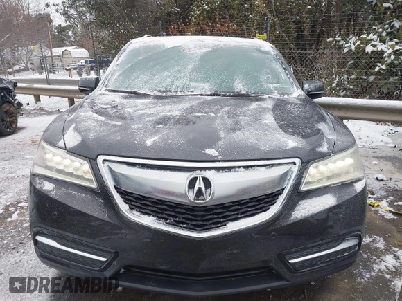 2016 Acura MDX w/Advance with VIN 5FRYD4H93GB049964, listed as a IAAI auction lot 41579286 with 67,898 mi miles. Bid and sale history available at carsss.com. Image 12.