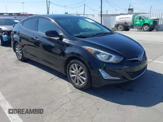 2016 Hyundai Elantra SE with VIN 5NPDH4AE0GH772071, listed as a IAAI auction lot 42094290 with 64,846 mi miles. Bid and sale history available at carsss.com. Image 1.