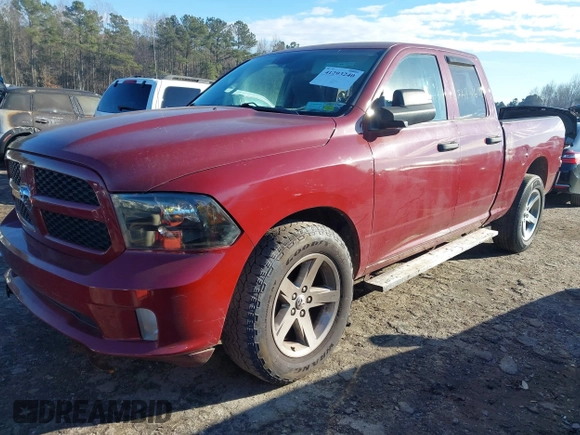 2014 Ram 1500 Tradesman z VIN 1C6RR7FT4ES171215, wystawiony jako IAAI lot #41293240 z przebiegiem 115 967 mil mil oraz . Historia ofert i sprzedaży dostępna na DreamBid. Obrazek 2.