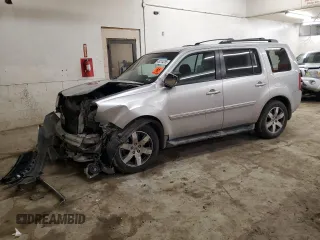 2014 Honda Pilot Touring with VIN 5FNYF4H95EB040840, listed as a Copart auction lot 45274255 with Not Provided miles and Salvage Title. Bid and sale history available at carsss.com. Image 1.