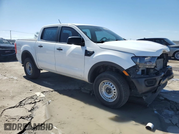 2022 Ford Ranger XL with VIN 1FTER4EH9NLD53716, listed as a Copart auction lot 46409035 with 57,411 mi miles and Salvage Title. Bid and sale history available at DreamBid. Image 4.