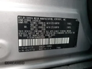 2021 Toyota RAV4 Hybrid XSE with VIN 4T3E6RFV4MU055936, listed as a Copart auction lot 60861175 with 62,922 mi miles and Salvage title. Bid and sale history available at DreamBid. Image 13.
