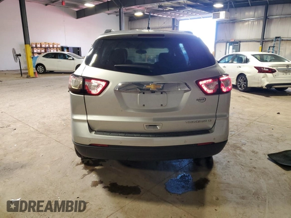 2015 Chevrolet Traverse LT with VIN 1GNKRGKD5FJ324711, listed as a Copart auction lot 50052505 with 126,555 mi miles and Salvage Title. Bid and sale history available at carsss.com. Image 6.