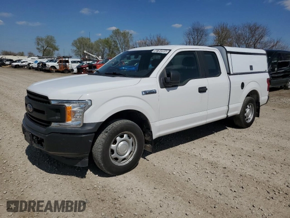2018 Ford F-150 XL with VIN 1FTEX1CB4JKF62364, listed as a Copart auction lot 50784995 with 185,505 mi miles and Clean Title. Bid and sale history available at carsss.com. Image 1.