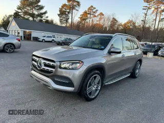 2020 Mercedes-Benz GLS with VIN 4JGFF5KE0LA192187, listed as a Copart auction lot 82280613 with 95,671 mi miles. Bid and sale history available at carsss.com. Image 1.