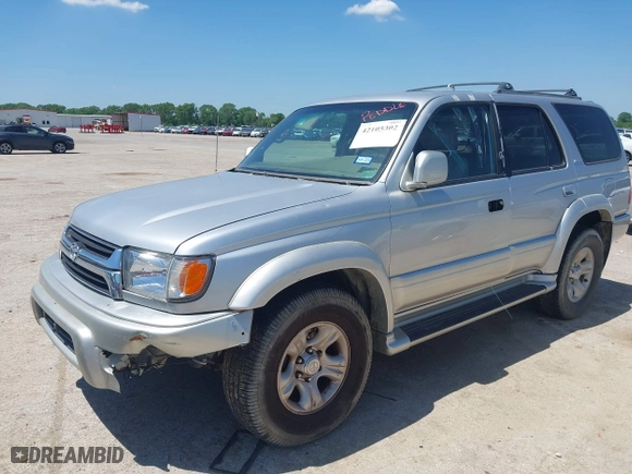 2002 Toyota 4Runner Limited with VIN JT3GN87RX20239209, listed as a IAAI auction lot 42105302 with 266,064 mi miles. Bid and sale history available at carsss.com. Image 6.