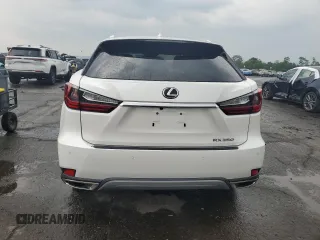 2020 Lexus RX 350 with VIN 2T2HZMDA1LC228727, listed as a Copart auction lot 60271385 with 37,776 mi miles and Salvage title. Bid and sale history available at DreamBid. Image 6.