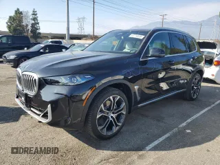 2025 BMW X5 sDrive40i with VIN 5UX13EU09S9Y23879, listed as a Copart auction lot 43774515 with 210 mi miles and Salvage Title. Bid and sale history available at carsss.com. Image 1.