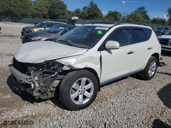 2007 Nissan Murano SL with VIN JN8AZ08T37W529656, listed as a Copart auction lot 71850964 with 261,120 mi miles and Clean Title. Bid and sale history available at carsss.com. Image 1.
