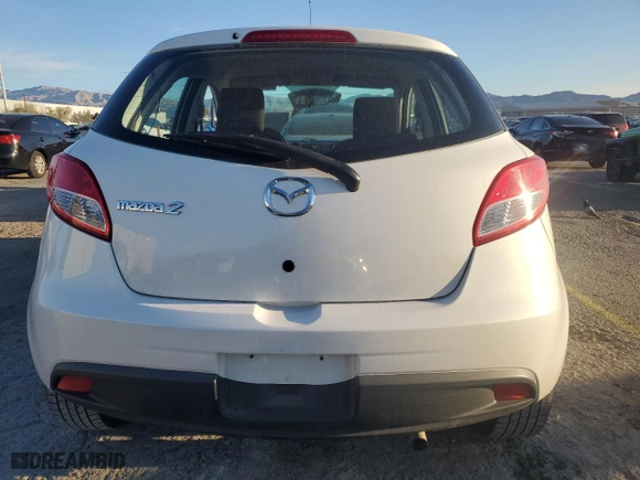 2013 Mazda Mazda2 Sport with VIN JM1DE1KZ3D0159928, listed as a Copart auction lot 51688645 with 130,670 mi miles and Salvage Title. Bid and sale history available at carsss.com. Image 6.