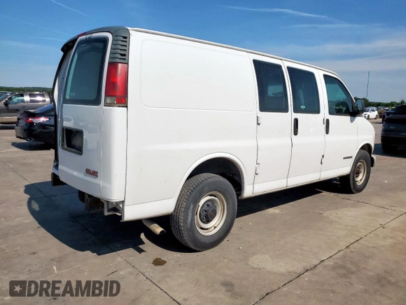 2000 GMC Savana z VIN 1GTHG35R8Y1229622, wystawiony jako Copart lot #59042745 z przebiegiem 85 409 mil mil oraz Szkoda całkowita • Salvage title. Historia ofert i sprzedaży dostępna na DreamBid. Obrazek 3.
