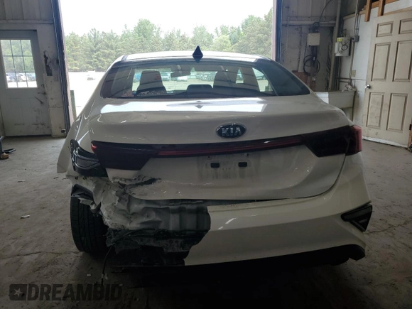 2021 Kia Forte LXS with VIN 3KPF24AD2ME264198, listed as a Copart auction lot 58553735 with 81,153 mi miles and Salvage title. Bid and sale history available at DreamBid. Image 6.