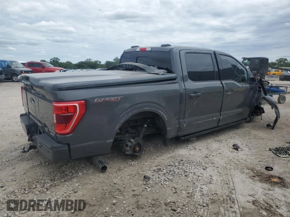 2021 Ford F-150 XL z VIN 1FTEW1EPXMFA72777, wystawiony jako Copart lot #58859095 z przebiegiem Nie podano mil oraz Szkoda całkowita • Salvage title. Historia ofert i sprzedaży dostępna na DreamBid. Obrazek 3.