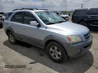 2006 Kia Sorento LX z VIN KNDJD733265572903, wystawiony jako Copart lot #56123945 z przebiegiem 185 664 mil mil oraz Szkoda całkowita • Salvage title. Historia ofert i sprzedaży dostępna na DreamBid. Obrazek 4.