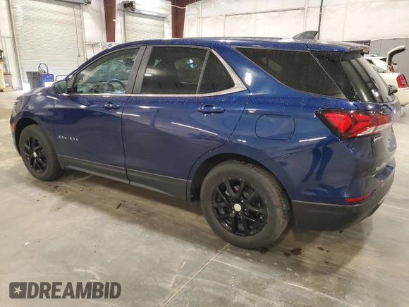 2022 Chevrolet Equinox LT with VIN 3GNAXUEV6NL189394, listed as a Copart auction lot 60070455 with 25,039 mi miles and Salvage title. Bid and sale history available at DreamBid. Image 2.
