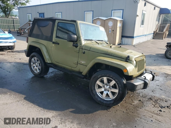 2013 Jeep Wrangler Sahara с VIN 1C4AJWBG0DL593166, выставлен на аукционе Copart как лот 59514185 с пробегом 98 368 миль миль и Списание • Salvage title. История ставок и продаж доступна на DreamBid. Изображение 4.