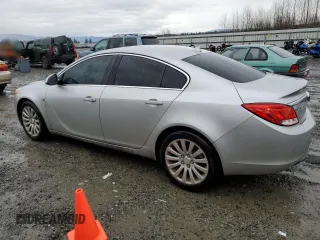 2011 Buick Regal CXL RL4 with VIN W04GS5EC6B1001492, listed as a Copart auction lot 46549355 with 74,044 mi miles and Clean Title. Bid and sale history available at DreamBid. Image 2.