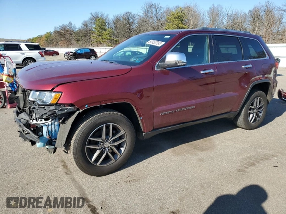 2018 Jeep Grand Cherokee Limited with VIN 1C4RJFBG7JC259893, listed as a Copart auction lot 50952795 with 95,141 mi miles and Salvage Title. Bid and sale history available at carsss.com. Image 1.