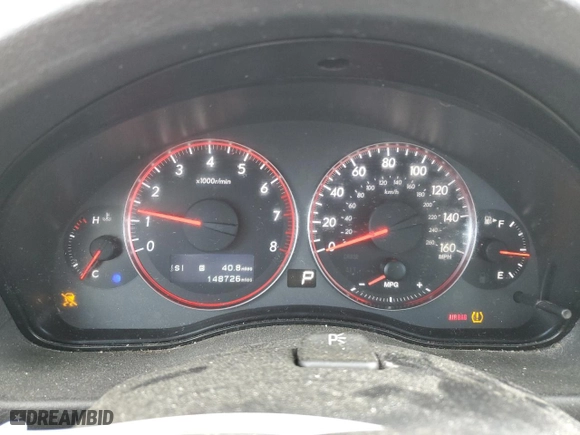 2008 Subaru Legacy (Natl) GT Ltd with VIN 4S3BL676184212312, listed as a Copart auction lot 51924085 with 148,726 mi miles and Salvage Title. Bid and sale history available at carsss.com. Image 9.