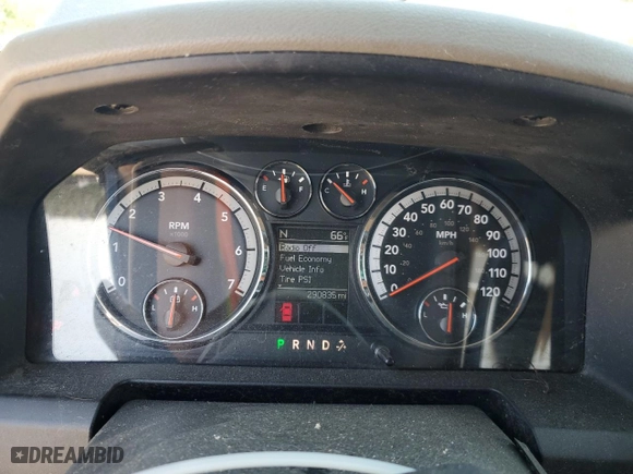 2010 Dodge Ram 1500 ST with VIN 1D7RB1CP5AS132585, listed as a Copart auction lot 53256025 with 290,835 mi miles and Clean Title. Bid and sale history available at carsss.com. Image 9.
