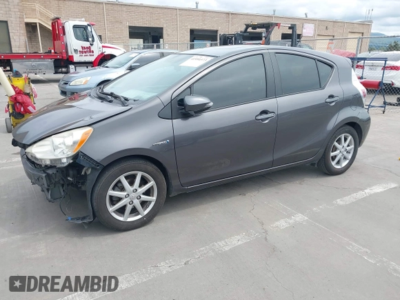 2013 Toyota Prius One with VIN JTDKDTB34D1047568, listed as a IAAI auction lot 41950373 with 99,319 mi miles and . Bid and sale history available at carsss.com. Image 18.