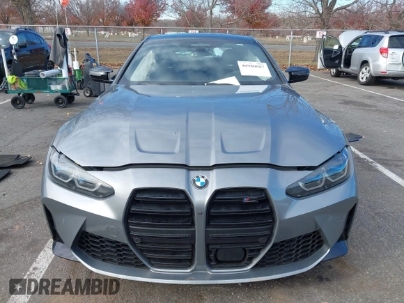 2022 BMW M4 Competition xDrive with VIN WBS43AZ07NCJ07210, listed as a IAAI auction lot 40980087 with 1 mi miles. Bid and sale history available at carsss.com. Image 11.