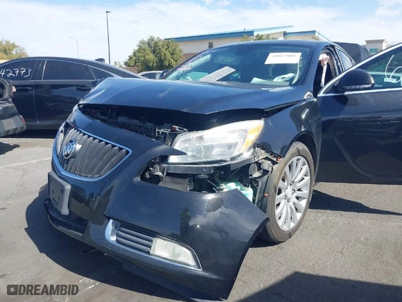 2013 Buick Regal Turbo Premium 1 with VIN 2G4GS5EV9D9249009, listed as a IAAI auction lot 41665841 with NaN miles. Bid and sale history available at carsss.com. Image 6.