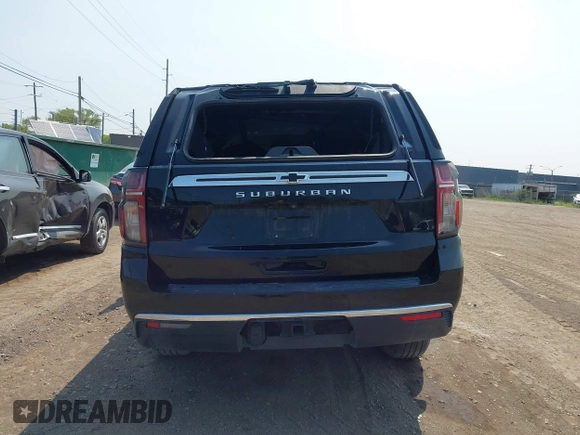 2021 Chevrolet Suburban LS z VIN 1GNSKBKD5MR303640, wystawiony jako IAAI lot #42359585 z przebiegiem Nie podano mil oraz . Historia ofert i sprzedaży dostępna na DreamBid. Obrazek 15.
