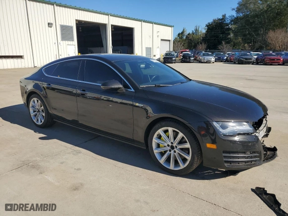 2015 Audi A7 3.0 Premium Plus with VIN WAUWGAFC5FN006320, listed as a Copart auction lot 81223374 with 159,893 mi miles and Salvage Title. Bid and sale history available at carsss.com. Image 4.