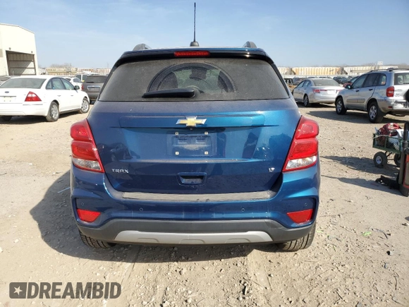 2020 Chevrolet Trax LT with VIN 3GNCJLSB6LL112391, listed as a Copart auction lot 48782835 with 0 mi miles and Salvage Title. Bid and sale history available at carsss.com. Image 6.