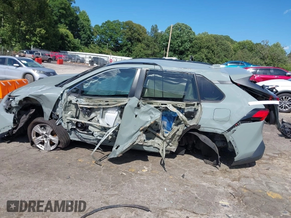 2020 Toyota RAV4 XLE with VIN 2T3W1RFV0LC081789, listed as a IAAI auction lot 42272557 with 91,399 mi miles and . Bid and sale history available at DreamBid. Image 14.