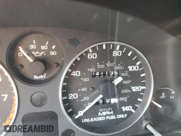 1994 Mazda MX-5 Miata with VIN JM1NA3530R0500986, listed as a Copart auction lot 59203705 with 241,135 mi miles and Salvage title. Bid and sale history available at DreamBid. Image 9.