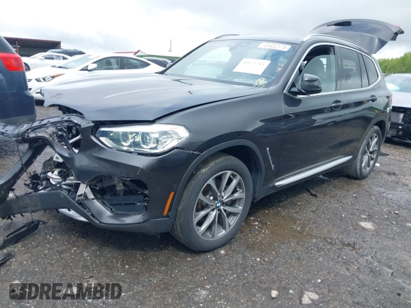 2019 BMW X3 xDrive30i with VIN 5UXTR9C53KLP97083, listed as a IAAI auction lot 41971793 with 26,902 mi miles and . Bid and sale history available at DreamBid. Image 2.