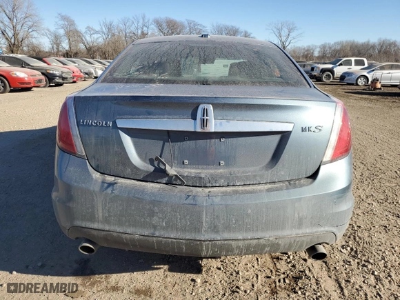 2010 Lincoln MKS with VIN 1LNHL9DR7AG615897, listed as a Copart auction lot 87606245 with 215353 miles and Salvage Title. Bid and sale history available at carsss.com. Image 6.