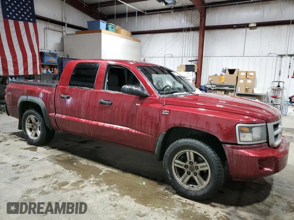 2011 Ram Dakota Bighorn/Lonestar with VIN 1D7RW3GP1BS559516, listed as a Copart auction lot 47710144 with 132,104 mi miles and Salvage Title. Bid and sale history available at carsss.com. Image 4.