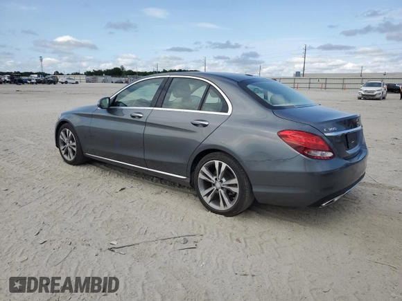 2017 Mercedes-Benz C C 300 with VIN 55SWF4JB9HU210401, listed as a Copart auction lot 54155075 with 29,550 mi miles and Salvage Title. Bid and sale history available at carsss.com. Image 3.