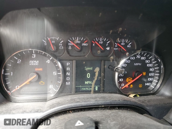 2016 Chevrolet Silverado 1500 Work Truck with VIN 3GCPCNEH2GG242828, listed as a Copart auction lot 75805734 with 206,562 mi miles and Clean Title. Bid and sale history available at DreamBid. Image 9.