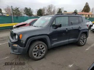 2018 Jeep Renegade Latitude with VIN ZACCJBBB4JPJ06447, listed as a Copart auction lot 51505825 with 62,531 mi miles and Salvage Title. Bid and sale history available at carsss.com. Image 1.