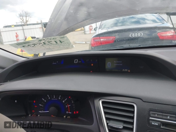2013 Honda Civic LX with VIN 19XFB2F5XDE224067, listed as a IAAI auction lot 41735532 with 121,290 mi miles and . Bid and sale history available at DreamBid. Image 7.