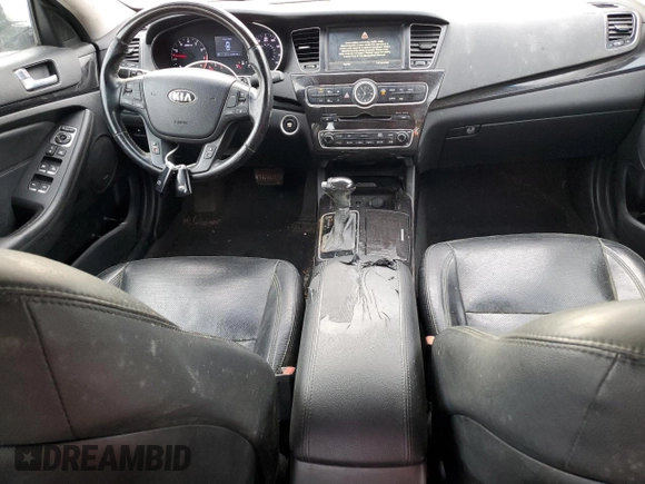 2014 Kia Cadenza Premium with VIN KNALN4D73E5143352, listed as a Copart auction lot 84725614 with 122,878 mi miles and Clean Title. Bid and sale history available at carsss.com. Image 8.