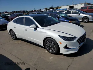 2022 Hyundai Sonata Hybrid Limited with VIN KMHL54JJ0NA050536, listed as a Copart auction lot 66180973 with 25,282 mi miles. Bid and sale history available at carsss.com. Image 4.
