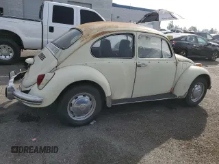 1970 Volkswagen Beetle with VIN 1102980616, listed as a Copart auction lot 43115565 with 49,206 mi miles and Clean Title. Bid and sale history available at DreamBid. Image 3.