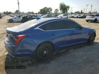 2021 Cadillac CT5 Luxury with VIN 1G6DM5RK3M0134243, listed as a Copart auction lot 58936485 with 48,288 mi miles and Salvage title. Bid and sale history available at DreamBid. Image 3.